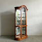 プラスキファニチャー Pulaski Furniture キュリオケース ガラスキャビネット 飾り棚 H214cm ガラス棚板 4段 照明付 アメリカ 〓