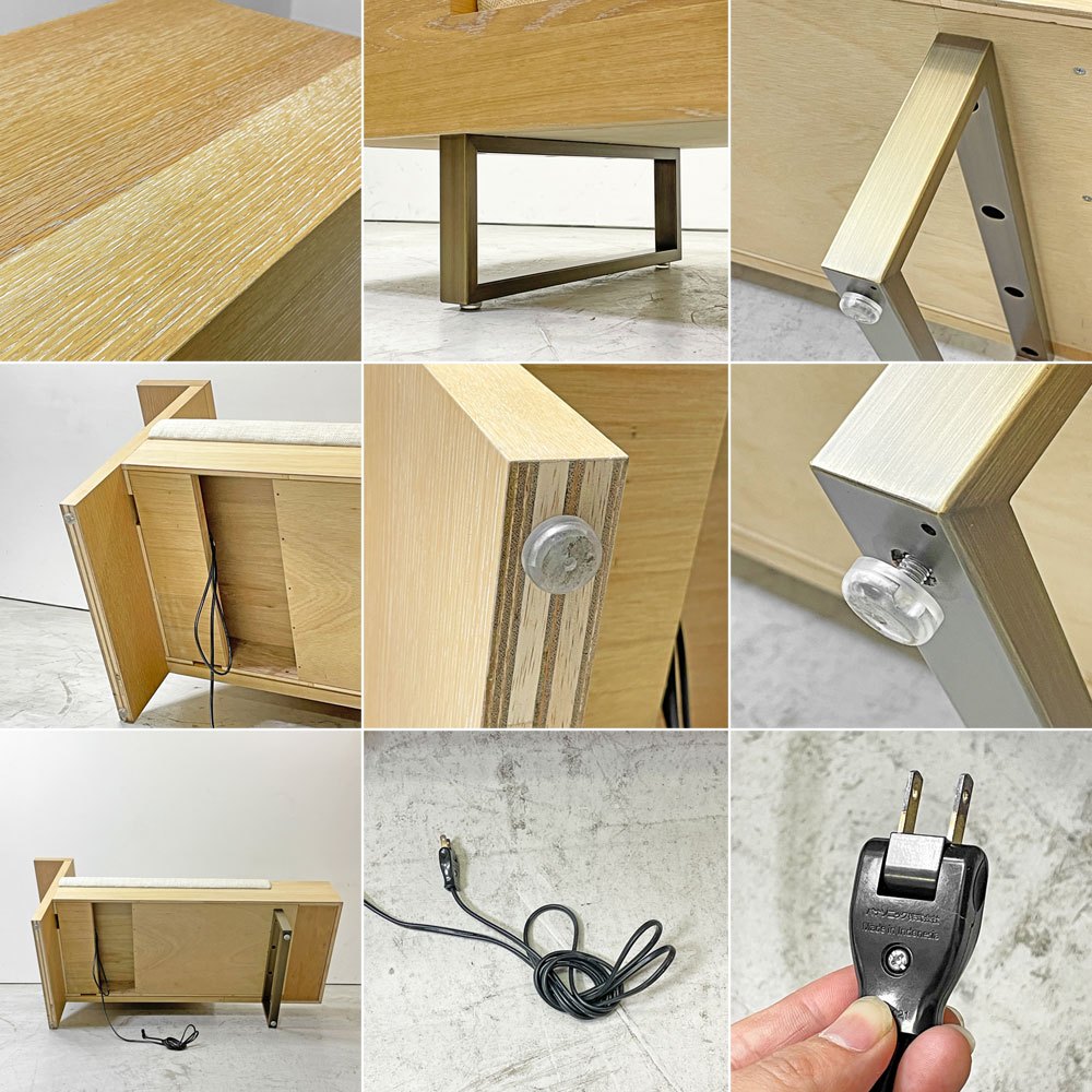 オーダーファニチャー Custom made furniture ワンアームソファ 2シーター 積層合板 ナチュラルモダン ●