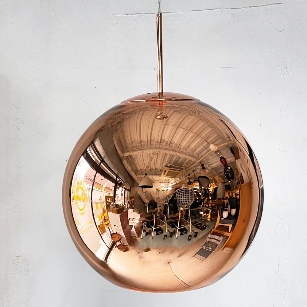 トムディクソン Tom Dixon コッパー ラウンド ペンダントライト 45 Copper Round Pendant コッパーカラー 定価￥113,000- 廃番 ★