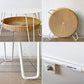 イデー IDEE ワラビー ローテーブル WALLABY LOW TABLE ラウンド スチール ラタン ナチュラルモダン ◇