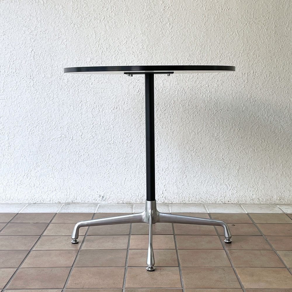 ファニチャーハンター Furniture Hunter T3 DEAN ラウンドテーブル Φ70cm メラミン天板 クロームレッグ モダンスタイル ◇