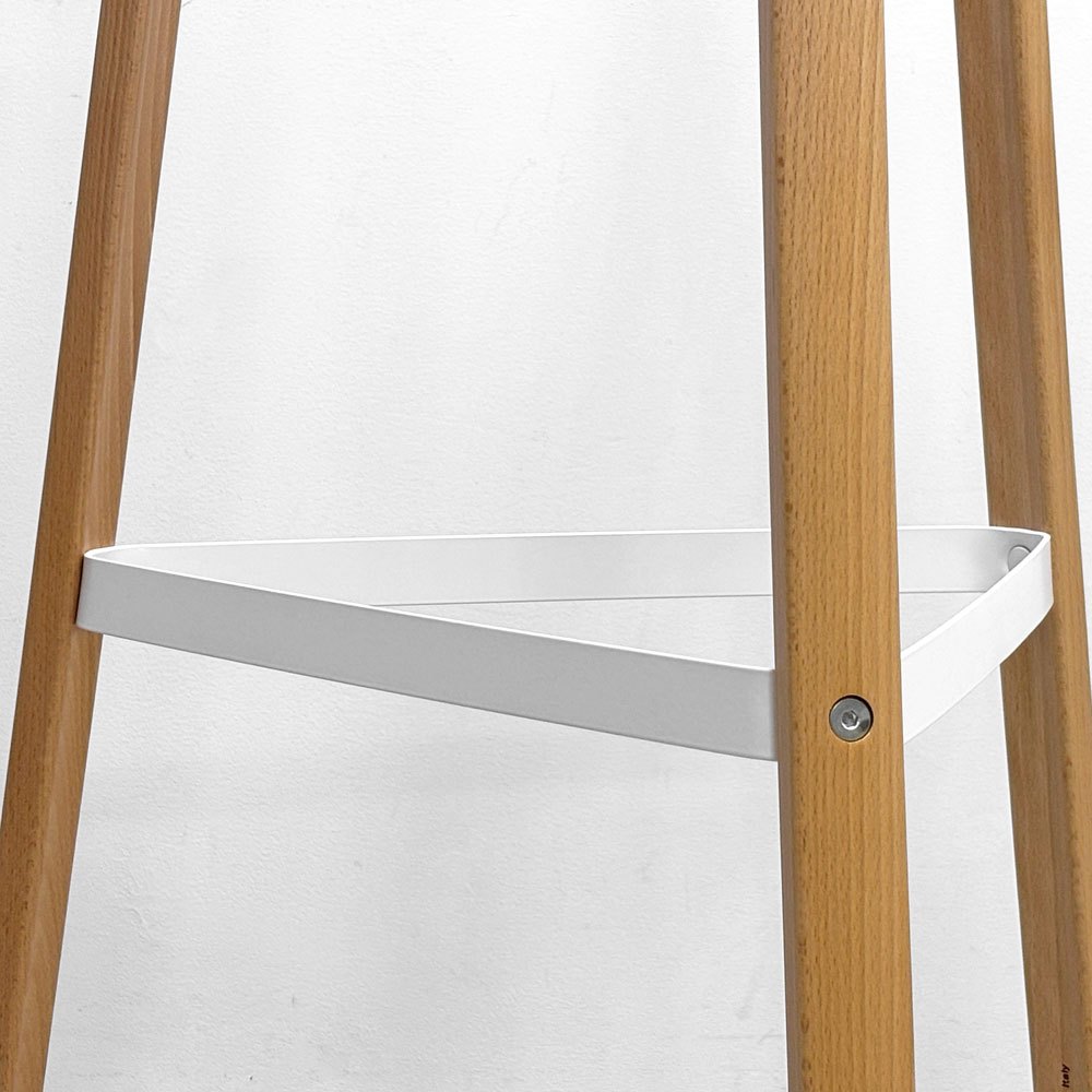 マジス MAGIS スチールウッド STEELWOOD コートハンガー ハンガーラック ホワイト ＆ ビーチ Ronan & Erwan Bouroullec イタリア ●