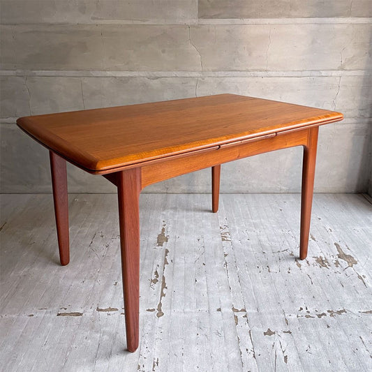 K.Knudsen&Son エクステンション ダイニングテーブル 伸長式 チーク材 スウィン・エー・マドセン Svend Aage Madsen 北欧家具 デンマークビンテージ ♪