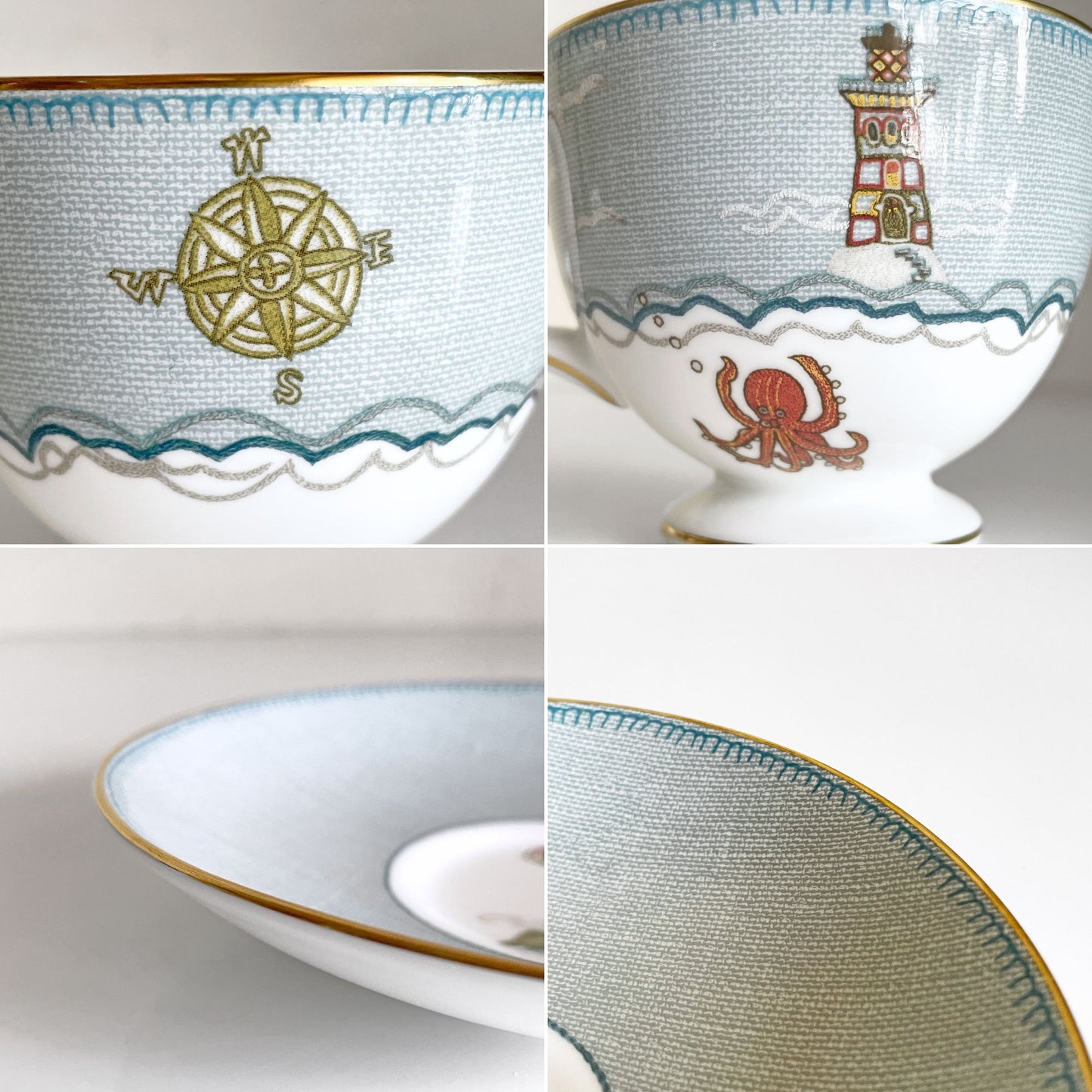 ウェッジウッド WEDGWOOD セイラーズ フェアウェル Sailor's Farewell カップ＆ソーサー C&S キット・ケンプ Kit Kemp 英国 イギリス ■