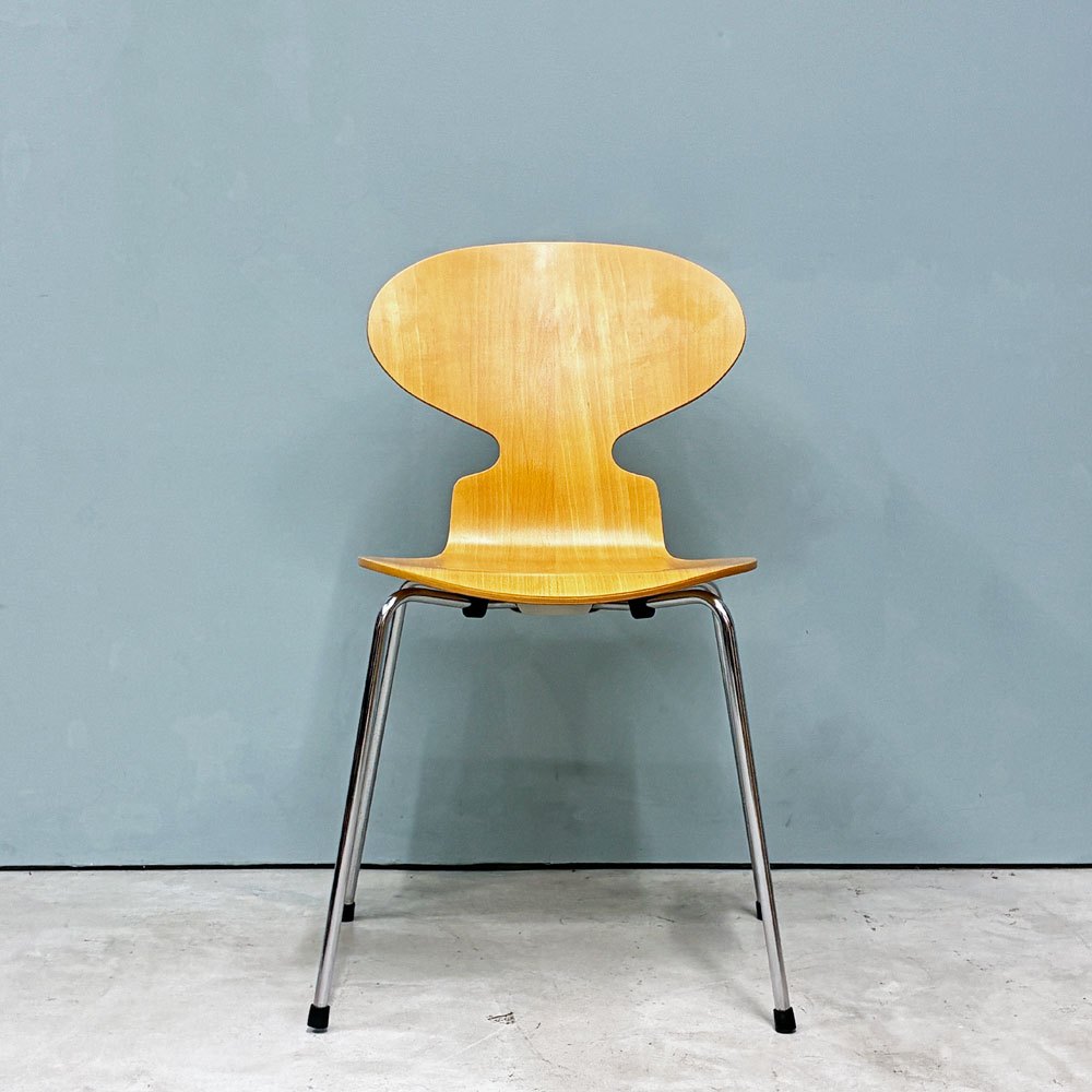 フリッツハンセン Fritz Hansen 3101 アリンコチェア アントチェア 4本脚 ナチュラルビーチ ラッカー仕上げ アルネ・ヤコブセン ◎
