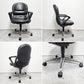 内田洋行 UCHIDA コアチェア CORE CHAIR デスクチェア オフィスチェア ブラックレザー キャスター付 説明書付 ●