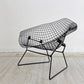 ノル Knoll ビンテージ ダイヤモンドチェア Diamond Chair ラージ ハリー ベルトイア Harry Bertoia ブラック ミッドセンチュリー 名作 ●