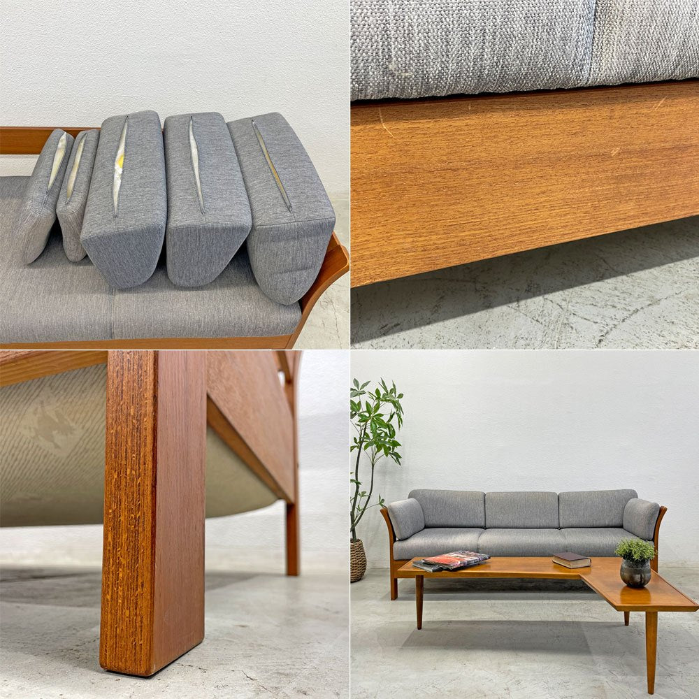 Hestbæk ソファベッド model151 チーク材 3シーター  ダブルデイベッド 北欧 デンマーク ビンテージ 定価約238,119円 〓