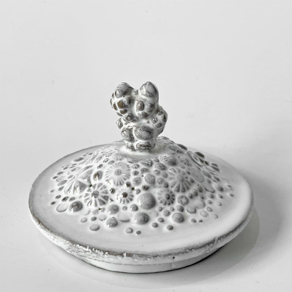 アスティエ・ド・ヴィラット Astier de Villatte グラスキャンドル リッド グラスキャンドル用蓋 Palais de Tokyo セラミック 陶器 ★