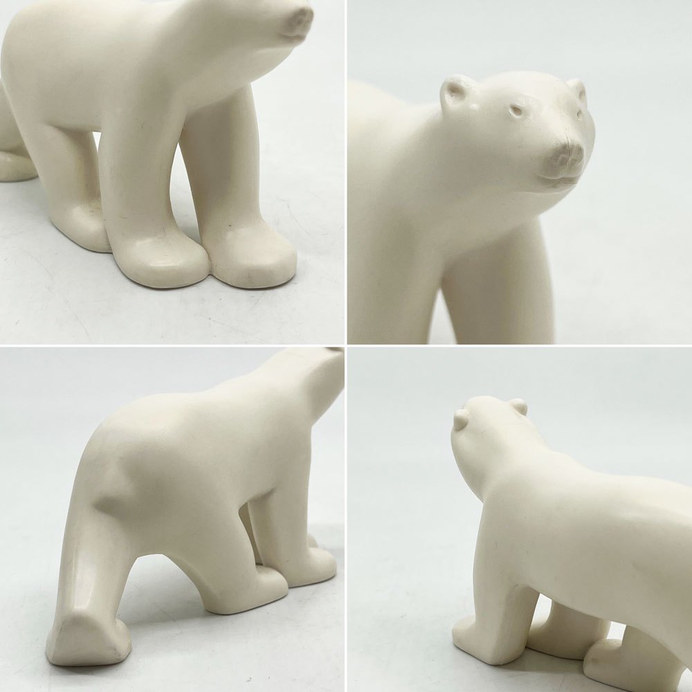 フランソワポンポン François Pompon フィギュア シロクマ Ours blanc オブジェ フランス PAPO社製 PVC製 ●