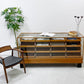 UKビンテージ UK Vintage シャツキャビネット ショーケース オーク材 16ドロワーズ W180cm 店舗什器 英国家具 アンティーク ●
