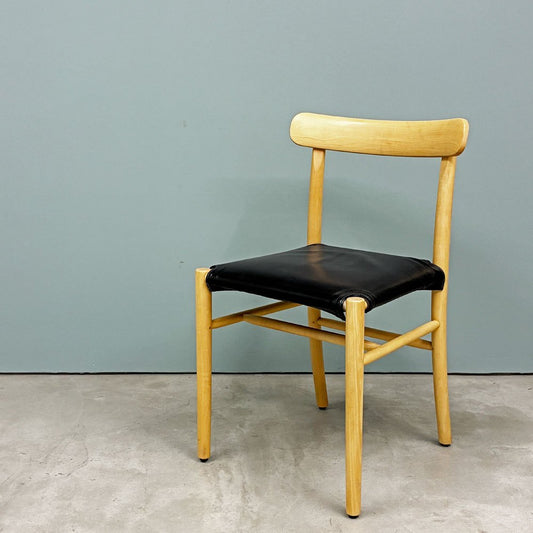 マルニ木工 MARUNI ライトウッド Lightwood ダイニングチェア 張座 本革 ジャスパー・モリソン Jasper Morrison 参考定価￥95,700- B ◎