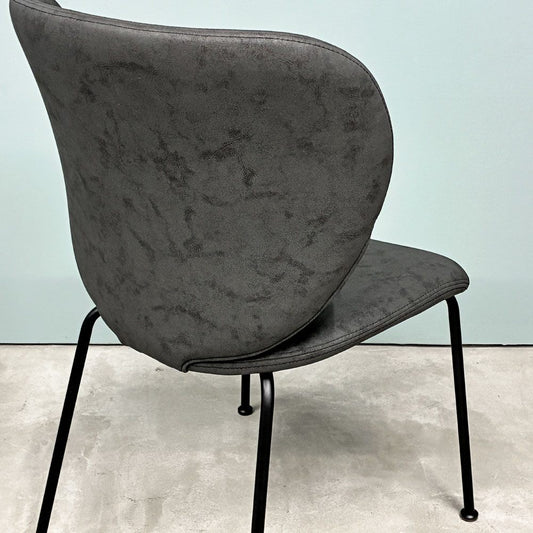 モーダエンカーサ moda en casa コブラチェア COBRA chair ダイニングチェア スモーク ナノファイバー ファブリック モダンデザイン B ◎