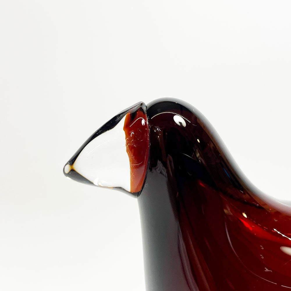 イッタラ iittala イッタラバード シエッポ Sieppo ブラウン × クリア 2015年 131/1000 箱&テキスタイル付 オイバ・トイッカ SCOPE別注 ★