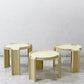 カルテル KARTELL ネストテーブル サイドテーブル スタッキング 3点セット ホワイト ビンテージ ジオット・ストッピーノ Giotto Stoppino 希少 ●