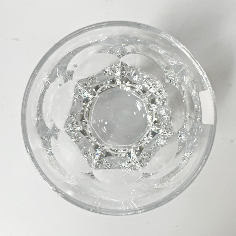 バカラ Baccarat アルクール Harcourt ロックグラス クリスタルガラス フランス 定価33,000円 箱付き 美品 B ★
