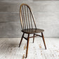 アーコール Ercol クエーカーチェア ダイニングチェア ハイバック オールドコロニアル ブラウン エルム材 × ビーチ材 UKビンテージ 英国家具 ♪