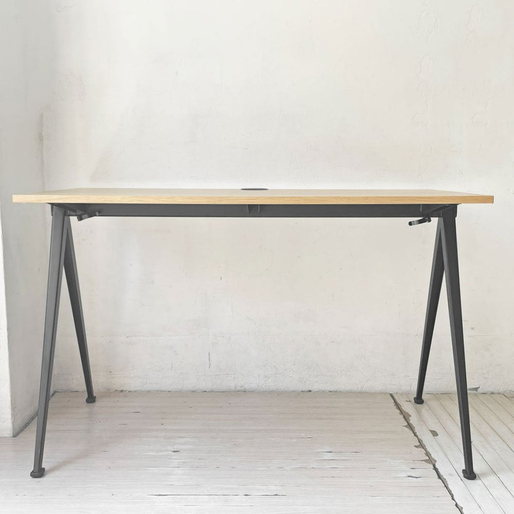 ヘイ HAY ピラミッドデスク PYRAMID DESK オーク材×スチール脚 コンパスレッグ W120cm ナチュラルモダン 定価￥55,000- ★