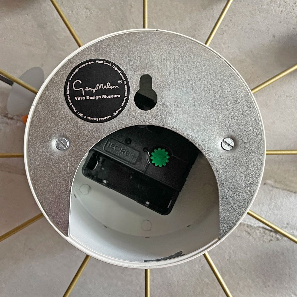 ヴィトラ vitra ボールクロック Ball Clock マルチカラー ウォールクロック 掛け時計 ジョージネルソン George Nelson ミドセンチュリー ♪