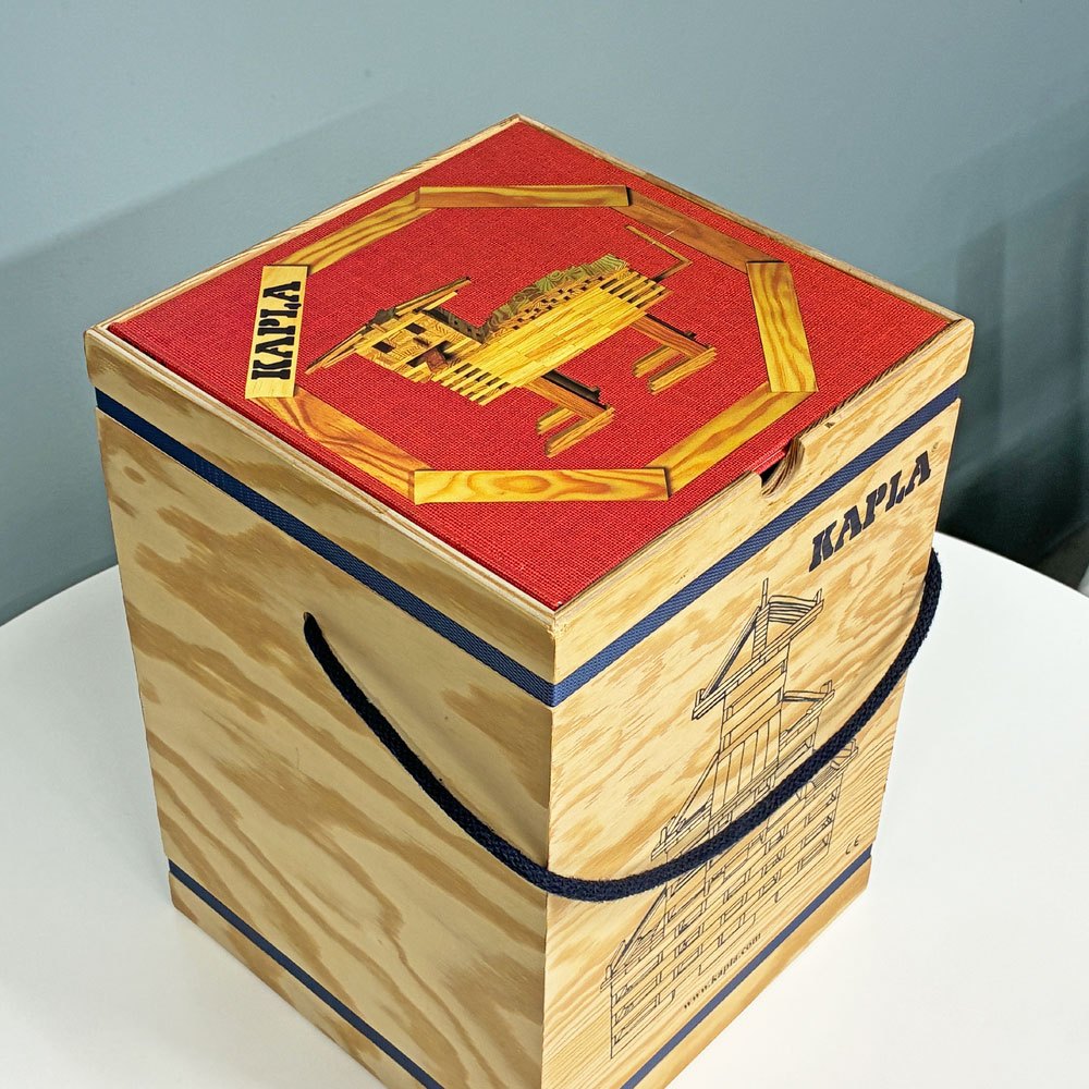 カプラ KAPLA 280ピース ウッドパズル 木箱付き おもちゃ 積み木 知育玩具 フランス ◎