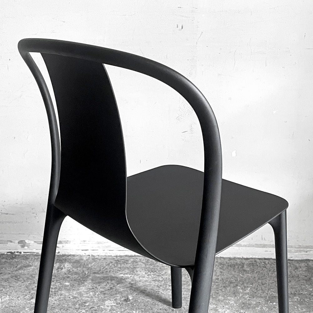 ヴィトラ Vitra ベルヴィルチェア Belleville Chair ダイニングチェア スタッキングチェア ディープブラック ロナン & エルワン・ブルレック D ■