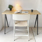 ヘイ HAY ピラミッドデスク PYRAMID DESK オーク材×スチール脚 コンパスレッグ W120cm ナチュラルモダン 定価￥55,000- ★
