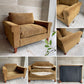 トラックファニチャー TRUCK FURNITURE FKソファ FK SOFA 1.5シーター F-21 グリーンコーデュロイ ウォールナット無垢材 定価￥352,000- ♪