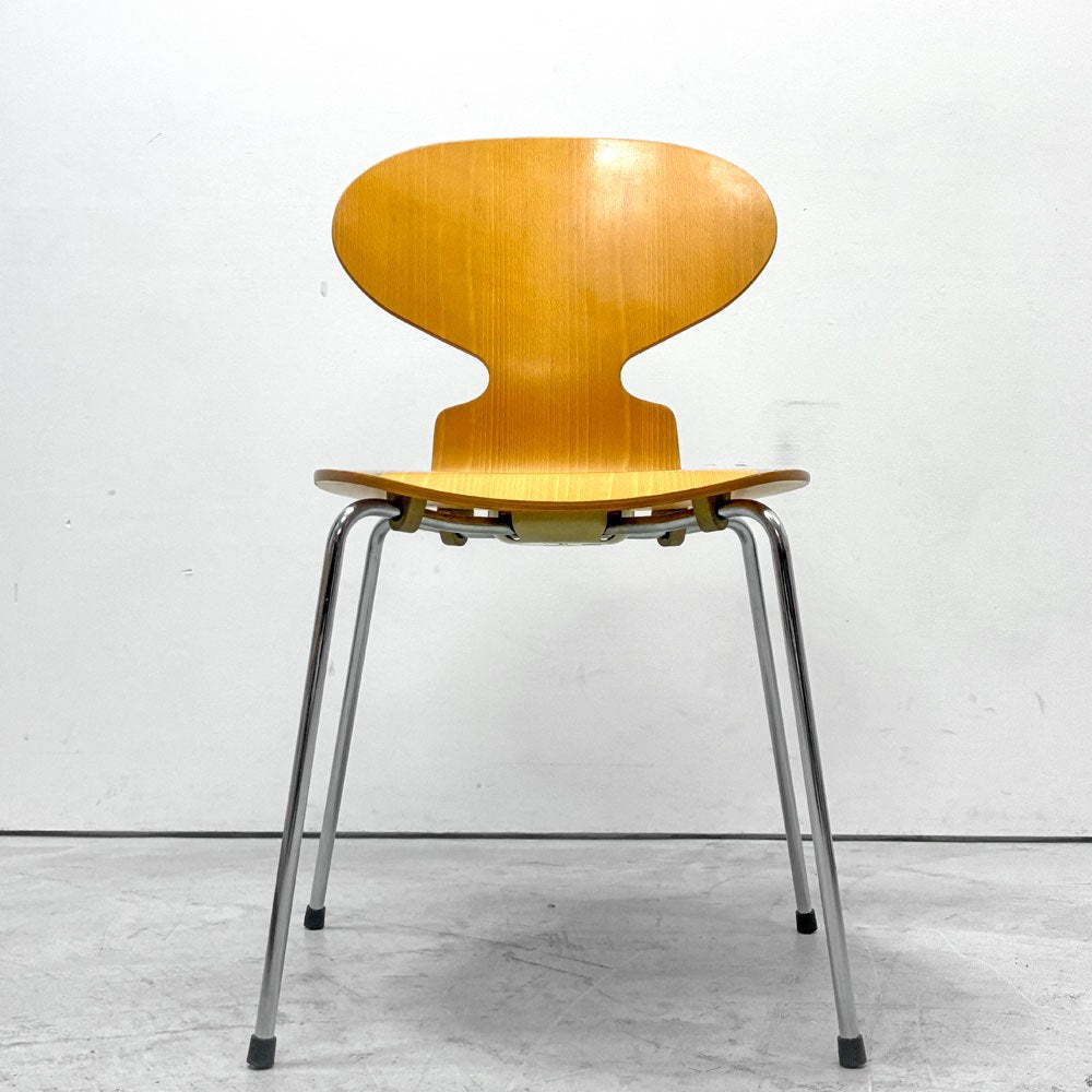 フリッツハンセン Fritz Hansen 3101 アリンコチェア アントチェア 4本脚 ナチュラルビーチ ラッカー仕上げ アルネ・ヤコブセン B ●