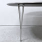 フリッツハンセン Fritz Hansen スーパー楕円 Bテーブル ダイニングテーブル B612 ブラックラミネート ピート・ヘイン アルネ・ヤコブセン デンマーク 北欧家具 参考定価￥356,180～ ●
