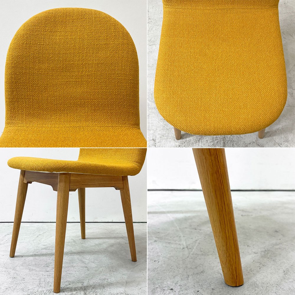 イデー IDEE コショネチェア COCHONNET CHAIR ダイニングチェア オーク材 ナチュラル ファブリック マスタード モダン B ●