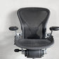 ハーマンミラー Herman Miller アーロンチェア Bサイズ ポスチャーフィット クラシックカーボンメッシュ ポリッシュドアルミベース ビル・スタンフ ＆ ドン・チャドウィック ■