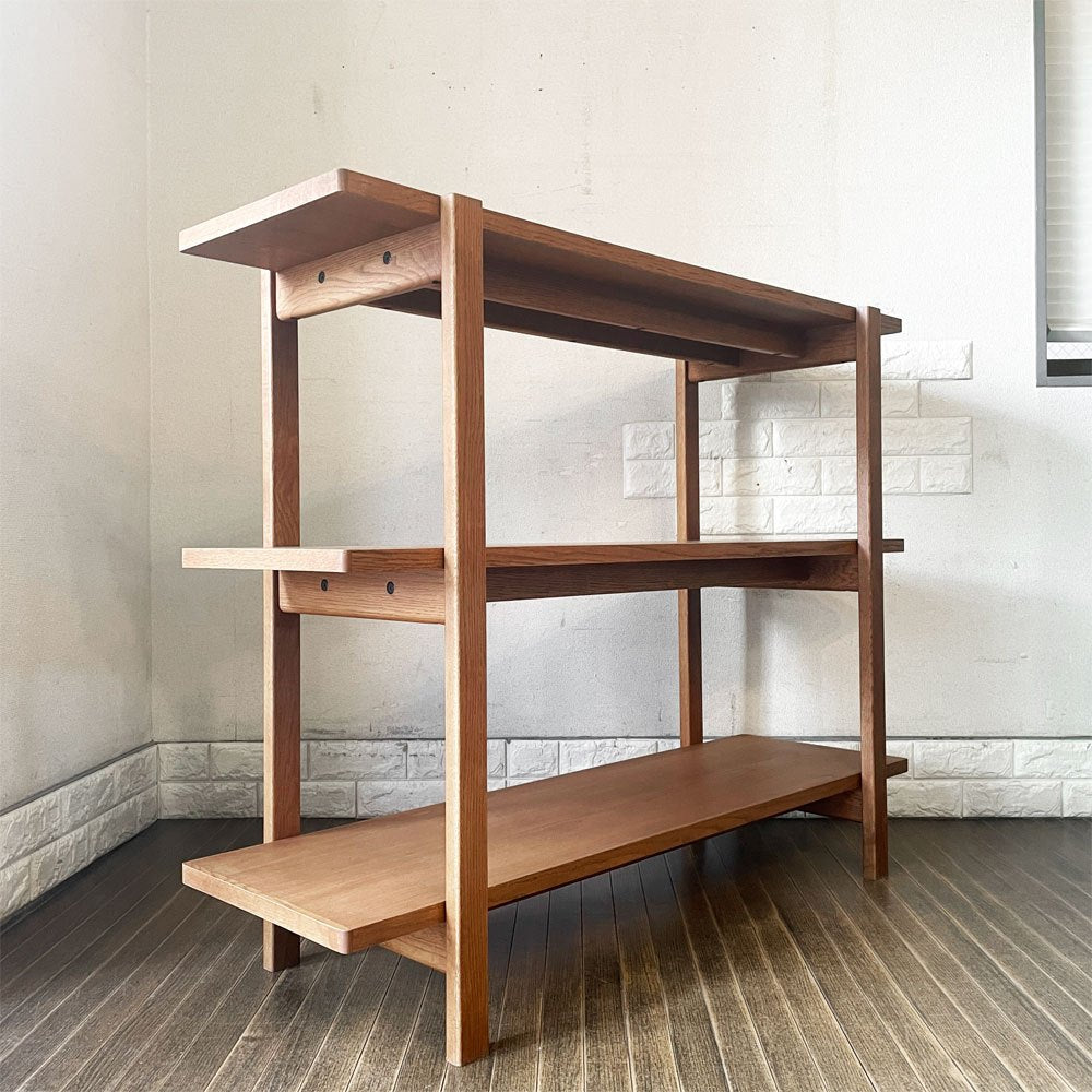 ウニコ unico アッタ ATTA SHELF シェルフ オープンシェルフ W120cm ミッドセンチュリーモダンスタイル 定価￥69,300- 廃番 ◎