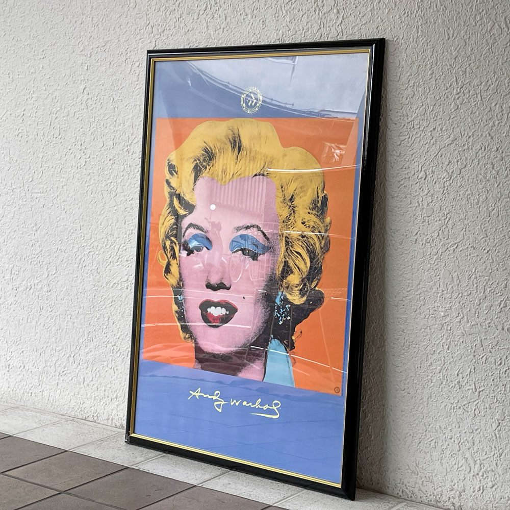 アンディウォーホル ANDY WARHOL リトグラフ ポップアートポスター 「 Shot Orange Marilyn 」 AW財団制作 1996年 ビンテージ ◇