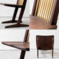 桜製作所 CN101 コノイドチェア CONOID CHAIR ダイニングチェア ウォールナット無垢材 × タモ材 ジョージ・ナカシマ George Nakashima 焼印有 ●