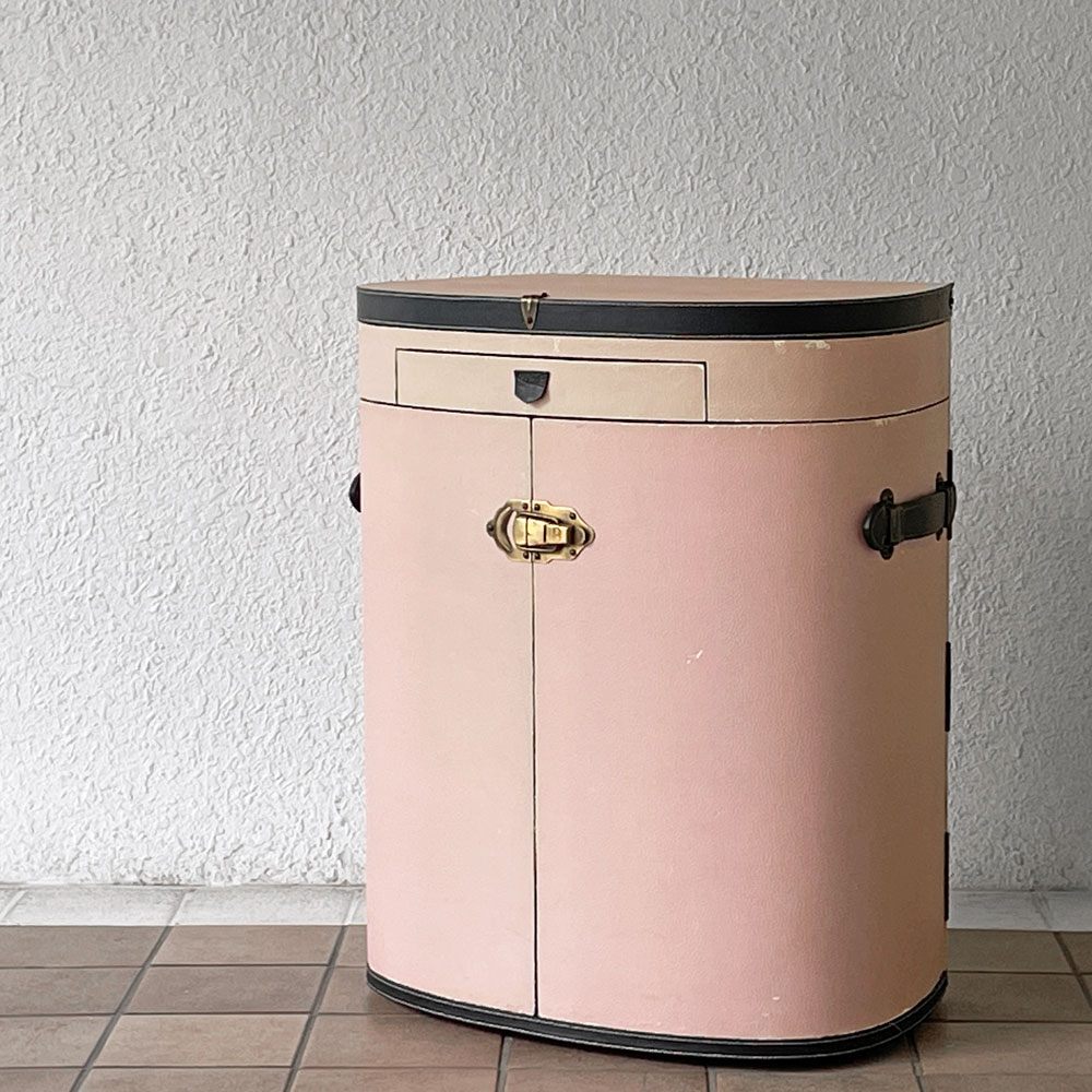 スターベイ STARBAY マリーガラント MARIE GALANT メイクアップトランク ローズウッド 鏡台 ドレッサー ピンク フランス 別注 希少 ◇