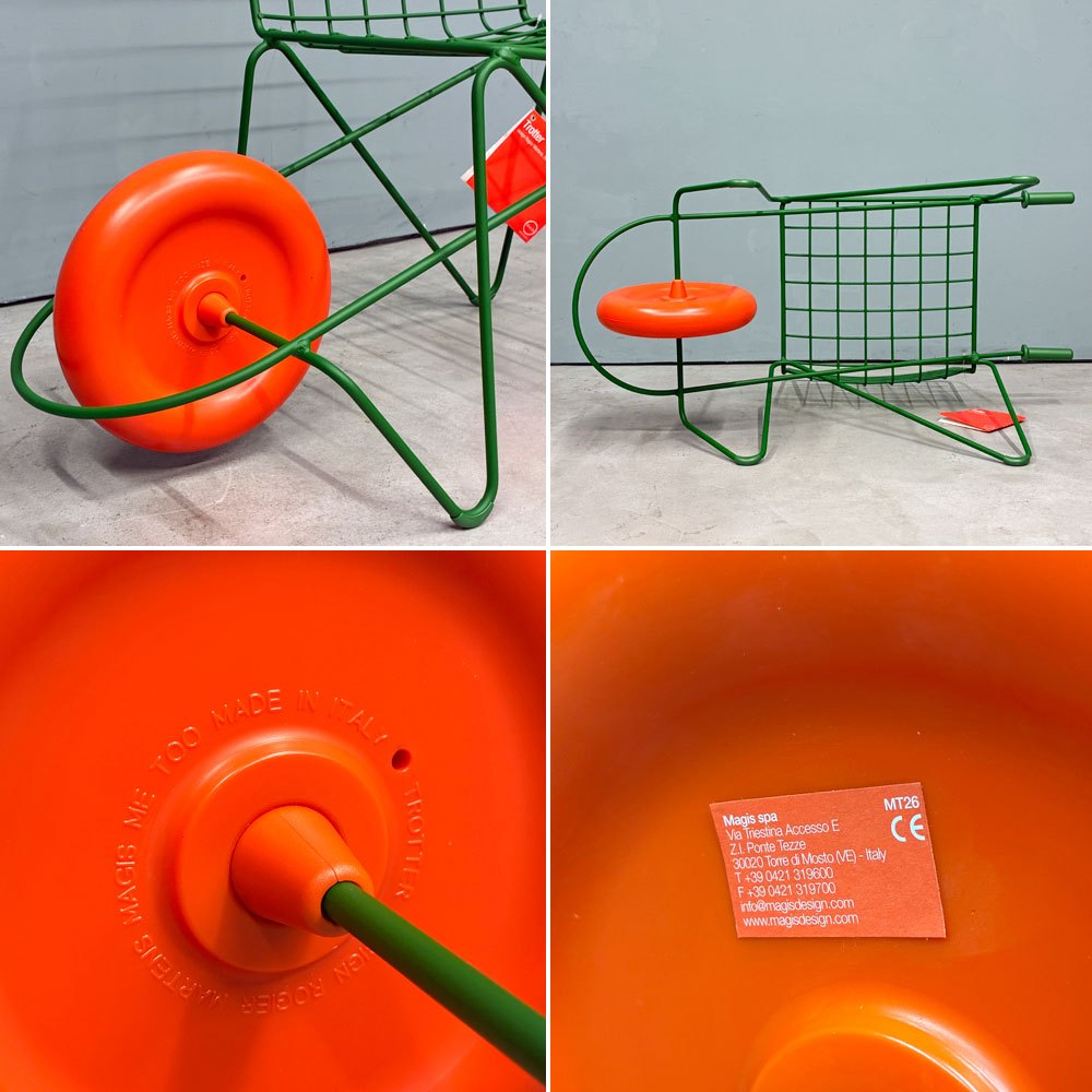 マジス MAGIS ミートゥーコレクション me too collection トロッター TROTTER キッズチェア 一輪車 箱付 ロジャー・マルテンス 未使用品 定価￥61,600- ◎
