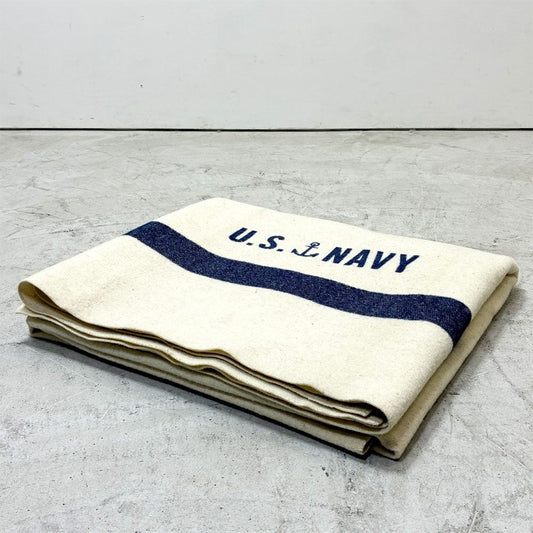 ファリバルト ミル FARIBAULT WOOLEN MILL U.S.NAVY ウールブランケット W約212.5×D165cm アメリカ ●