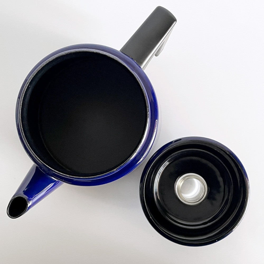 フィネル FINEL ペフトーリ Pehtoori エナメル コーヒーポット コバルトブルー Lサイズ 1.5L アンティ・ヌルメスニエミ フィンランド 復刻品 北欧雑貨 箱付 ■