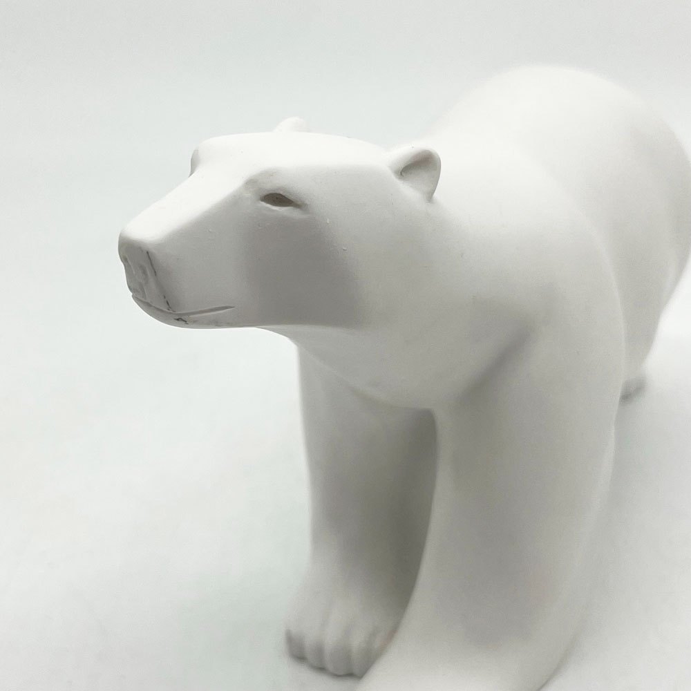 フランソワポンポン François Pompon フィギュア シロクマ Ours blanc フランス オブジェ 彫刻 セラミック ●