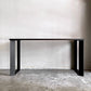 かなでもの KANADEMONO ザ・テーブル THE TABLE デスク 140cm ラバーウッド ブラックブラウン Black Steel スクエア脚 ■