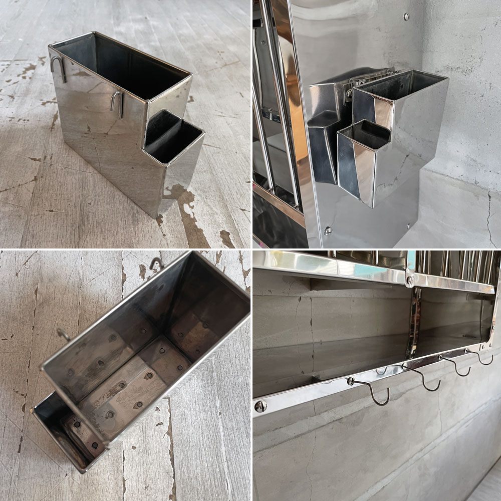ヘイ HAY インディアンプレートラック INDIAN PLATE RACK  Lサイズ  キッチンラック  ウォールラック 壁掛け ステンレス 北欧 デンマーク 廃番希少 ♪