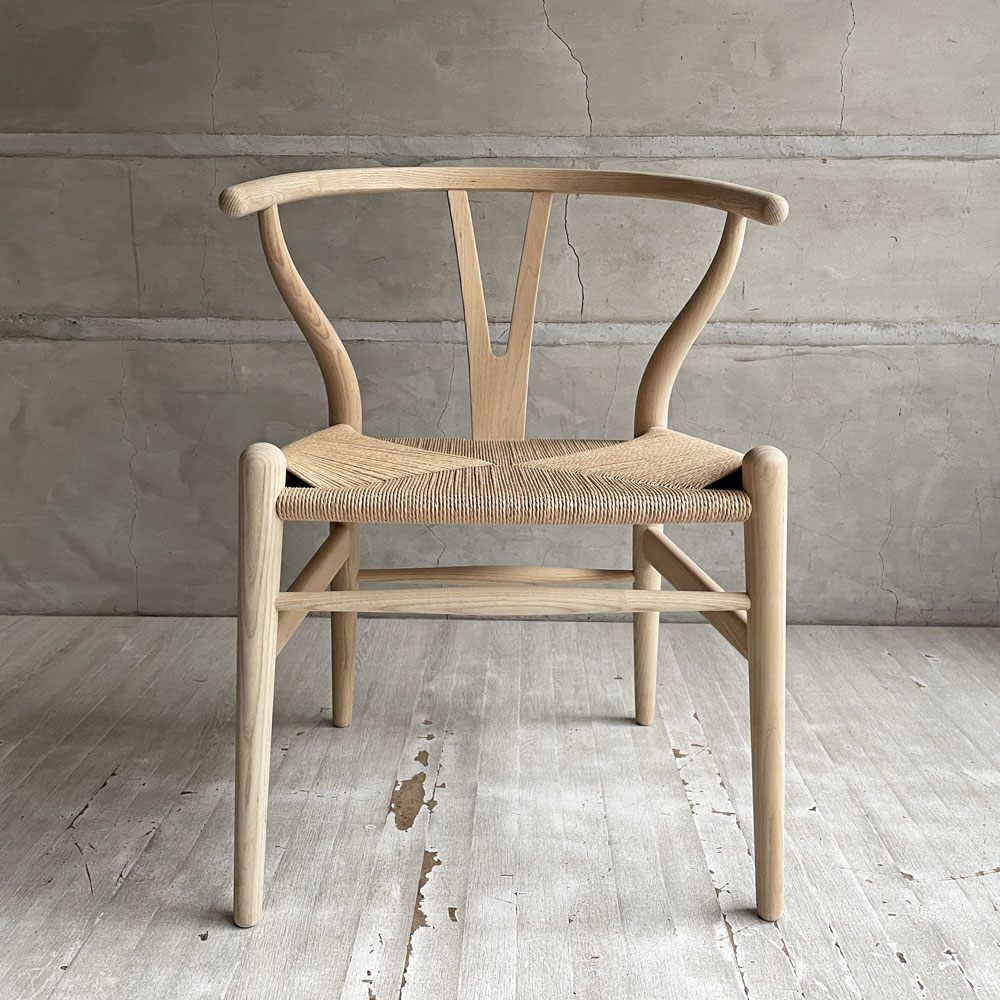 カールハンセン&サン Carl Hansen & Son CH24 Yチェア アッシュ材 ソープフィニッシュ 日本仕様サイズ 座面張替済 ハンス・J・ウェグナー デンマーク 北欧家具 ♪