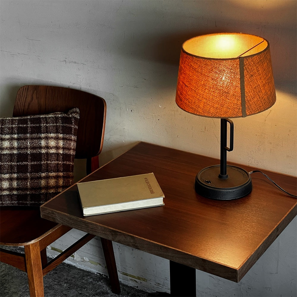 トラックファニチャー TRUCK FURNITURE テーブルランプ TABLE LAMP T-IN1 デスクライト コットンシェード 鋳鉄ベース ビンテージスタイル ■