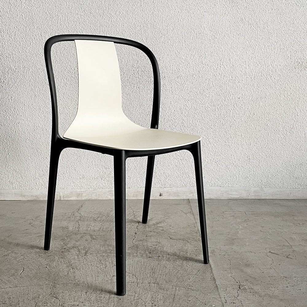 ヴィトラ Vitra ベルヴィルチェア Belleville Chair ダイニングチェア スタッキングチェア クリーム ロナン & エルワン・ブルレック B 〓