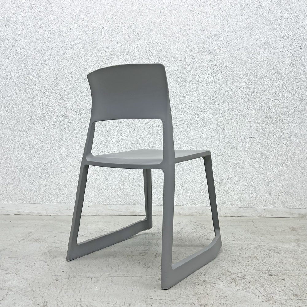 ヴィトラ Vitra ティプトン Tip Ton ワークチェア スタッキングチェア デスクチェア チルト機能 グレー色 A 〓