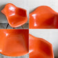 ハーマンミラー Herman Miller アームシェルチェア セカンド 2nd FRP レッドオレンジ ドゥエルレッグ  C&Rイームズ ミッドセンチュリー ■