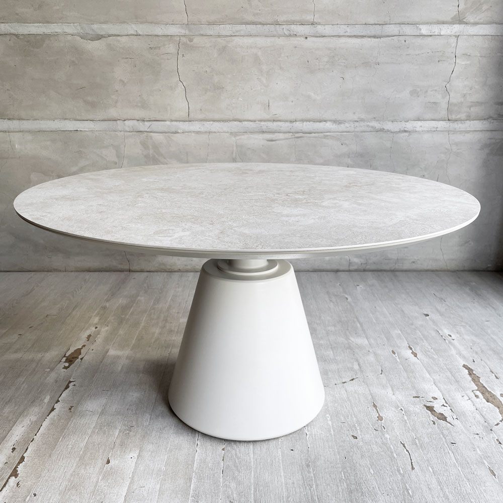 ボーコンセプト BoConcept マドリード Madrid コーヒーテーブル ラウンドテーブル アッシュセラミック天板 デンマーク 定価￥227000-♪