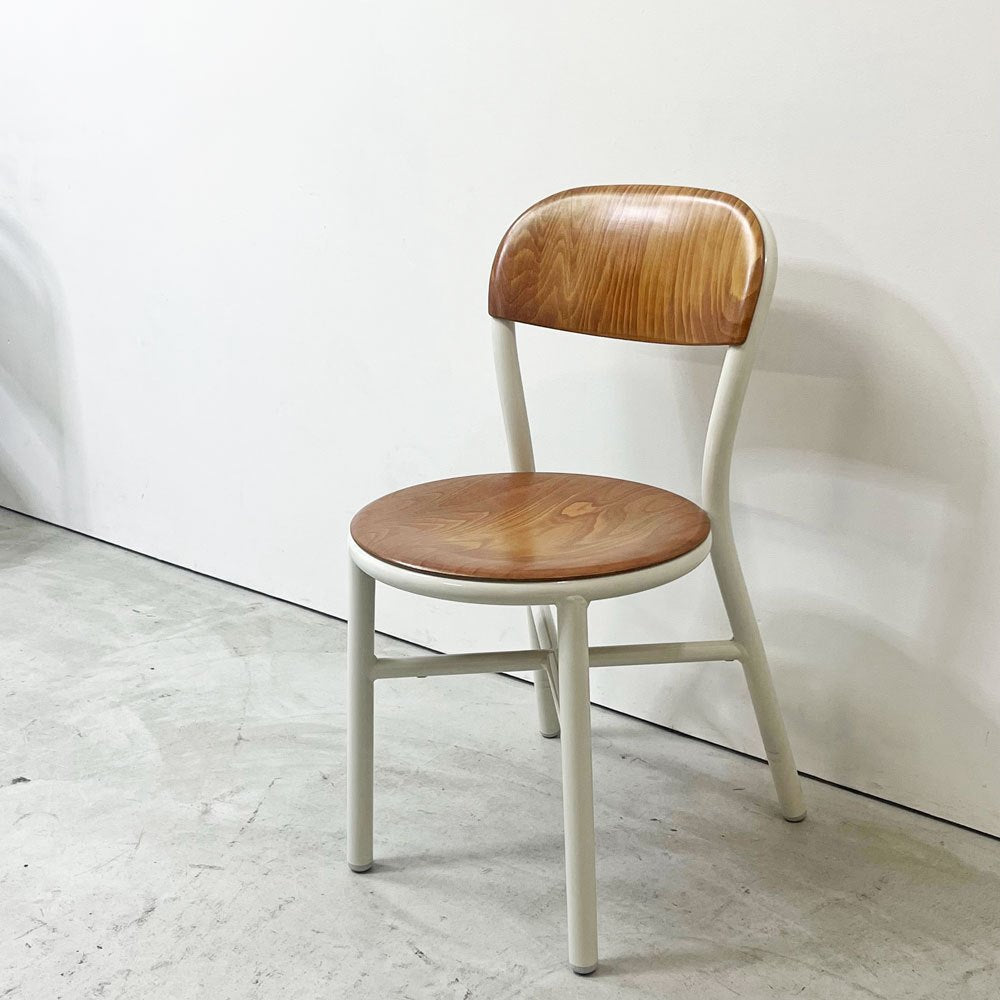 マジス MAGIS パイプチェア ウッド Pipe Chair Wood ダイニングチェア ホワイト×ライトビーチ ジャスパー・モリソン A ●