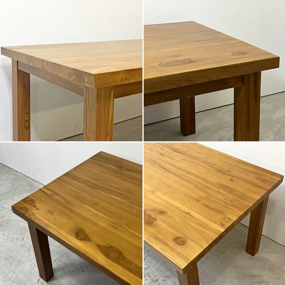 カジャ KAJA チスタ CHISTA オールドチーク チーク無垢材 古材 ダイニングテーブル W180cm インドネシア アジアン家具 ●