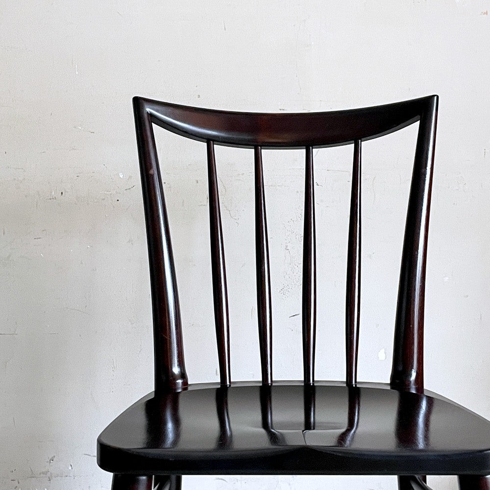松本民芸家具 220F型 チェア Finnish style Chair ダイニングチェア ミズメザクラ材 民藝家具 和モダン 定価￥148,500- B ■